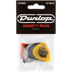 Jim Dunlop PVP101 Plectrum Variety Players 12 Pack - Medium / Light