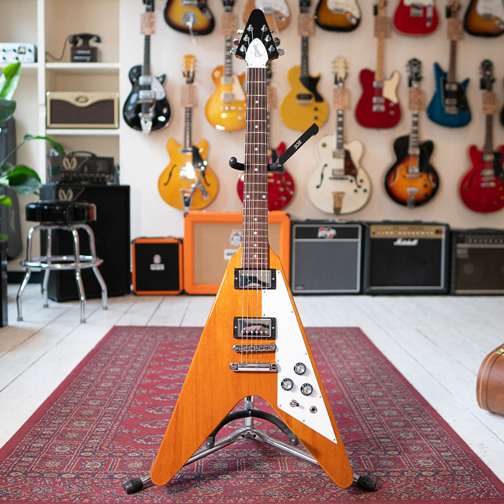 2019 Gibson Flying V - Antique Natural with Gibson Hard Case - Preowned