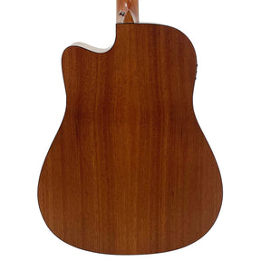 Vintage VE440MS Statesboro Series Electro Acoustic Dreadnought Guitar - Natural Moonshine