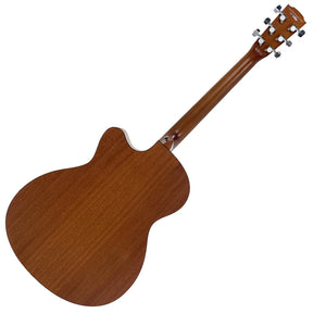 Vintage VE660MS Statesboro Series Electro Acoustic Orchestra Guitar - Natural Moonshine (Copy)
