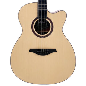 Vintage VE660MS Statesboro Series Electro Acoustic Orchestra Guitar - Natural Moonshine (Copy)