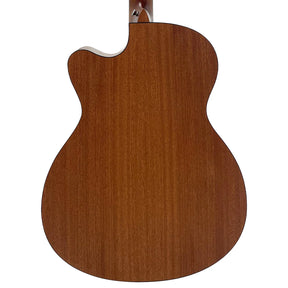 Vintage VE660MS Statesboro Series Electro Acoustic Orchestra Guitar - Natural Moonshine (Copy)