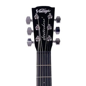 Vintage VE660MS Statesboro Series Electro Acoustic Orchestra Guitar - Natural Moonshine (Copy)