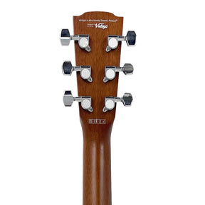 Vintage VE660MS Statesboro Series Electro Acoustic Orchestra Guitar - Natural Moonshine (Copy)