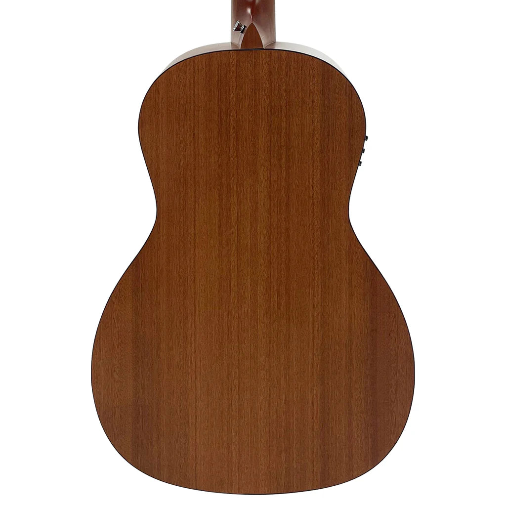 Vintage VE8800MS Statesboro Series Electro Acoustic Parlour Guitar - Natural Moonshine