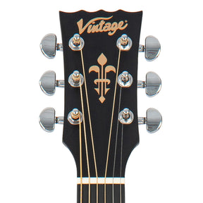 Vintage Stage Series VEC1900N 'Grand' Cutaway Electro-Acoustic Guitar - Natural