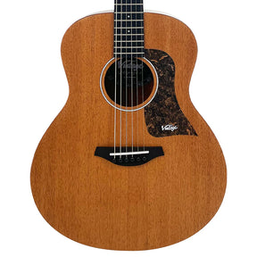 Vintage VTG100MH Voyager Solid Top Acoustic Guitar - Mahogany