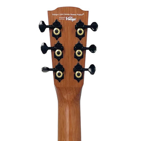 Vintage VTG100MH Voyager Solid Top Acoustic Guitar - Mahogany