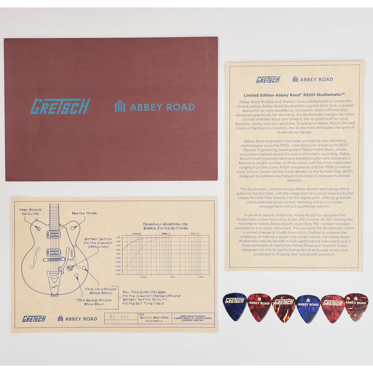 Gretsch Limited Edition Abbey Road Studiomatic Hollowbody with Bigsby - Walnut - Preowned