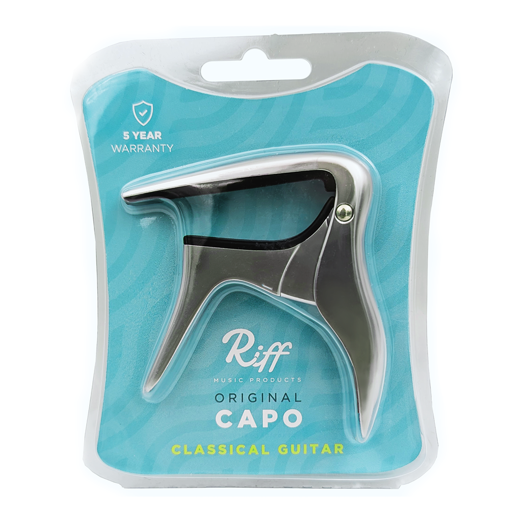 BBird Riff Classical Guitar Capo - Silver