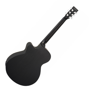 Tanglewood TB4CE Blackbird Folk Guitar Cutaway - Smokestack Black Satin - Electro Acoustic