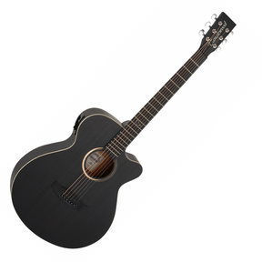 Tanglewood TB4CE Blackbird Folk Guitar Cutaway - Smokestack Black Satin - Electro Acoustic