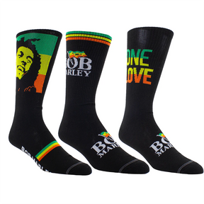 PERRI'S SOCKS - BOB MARLEY - 3-PAIR GUITAR TIN