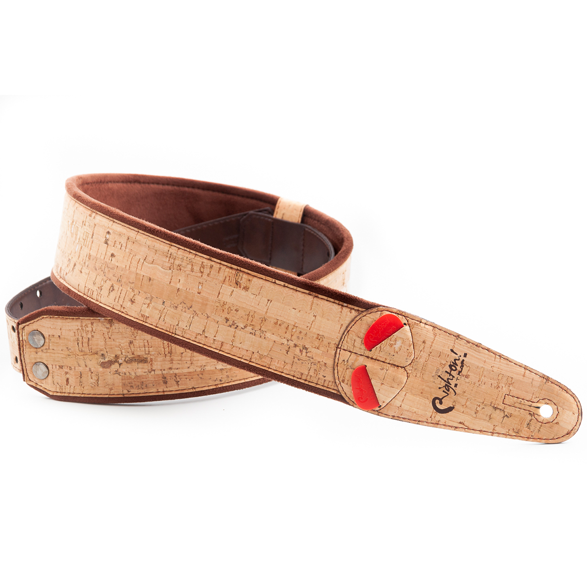 Right On Straps Cork Guitar Strap - Beige