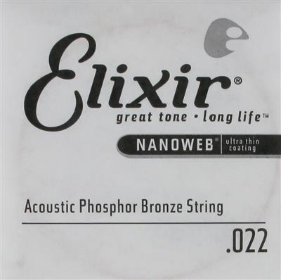 ELIXIR E14126 Phosphor Bronze Nano Web 022" - Single