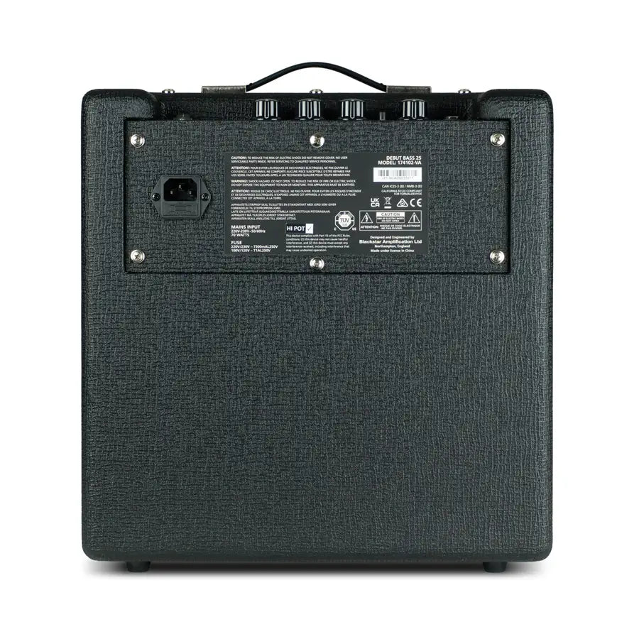 Blackstar Debut Bass 25 - 25 Watt Bass Guitar Practice Amp - Black