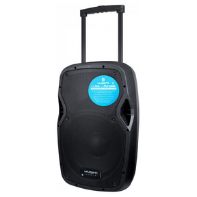 KAM Portable 10" 550 Watt PA System with Bluetooth & Free Wireless Mic Set