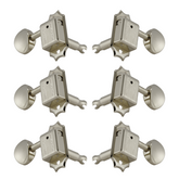 Grover 133N Deluxe Vintage Machine Heads 3 a side - Nickel