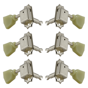 Grover Deluxe 133NK Keystone Machine Heads - 3 a Side - Nickel