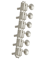 Grover 136N6 Vintage Deluxe Machine Heads - 6 in Line - Nickel