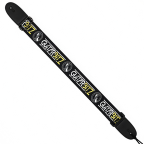 Guitarbitz Music Store - City of Bath Guitar Strap - Black & Yellow