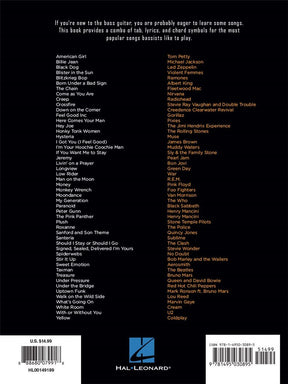 FIRST 50 SONGS YOU SHOULD PLAY ON BASS - Book