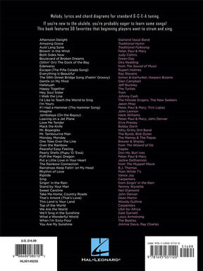 First 50 Songs You Should Play on Ukulele - Book