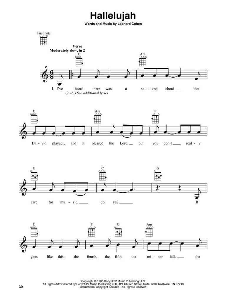First 50 Songs You Should Play on Ukulele - Book