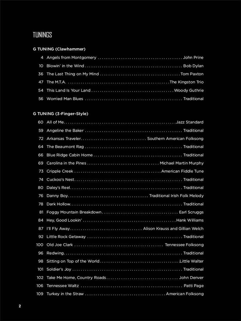 First 50 Songs for 5 String Banjo - Book