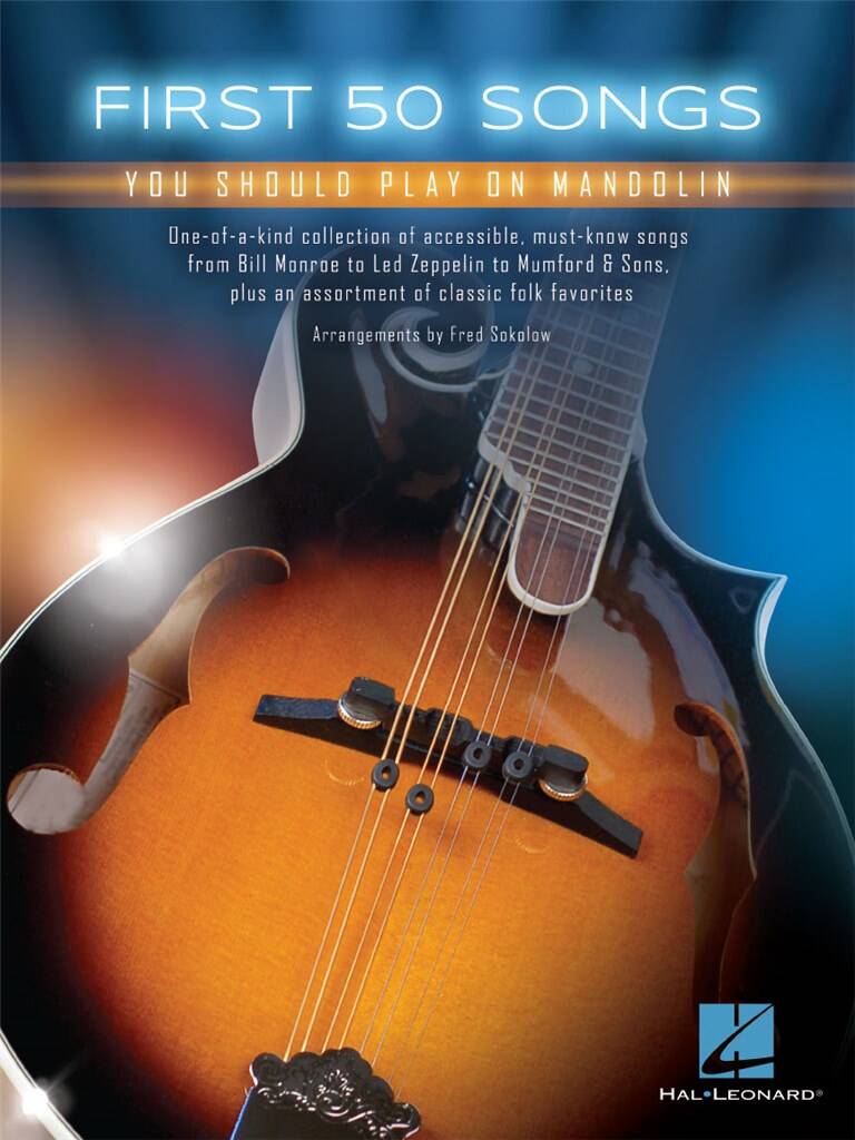 First 50 Songs for Mandolin - Book