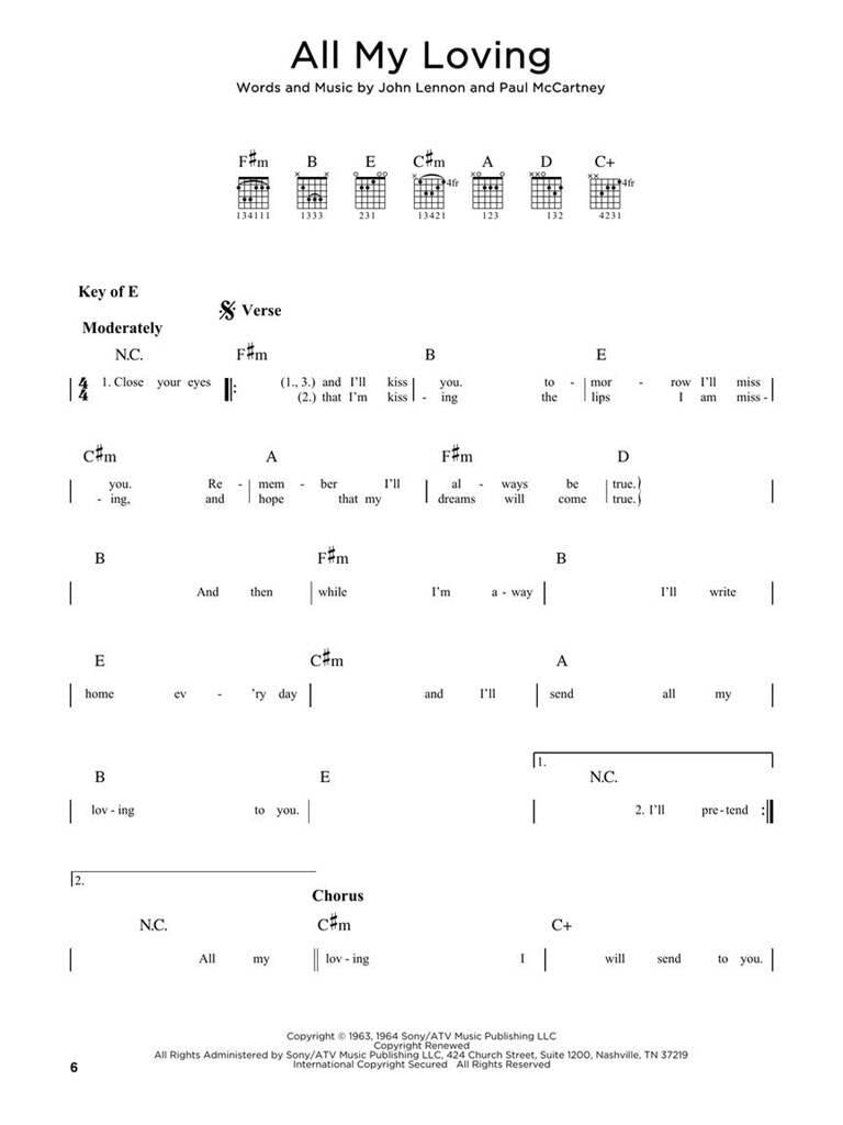 First 50 Songs by the Beatles Book