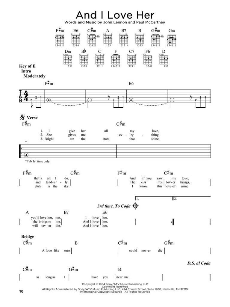 First 50 Songs by the Beatles Book