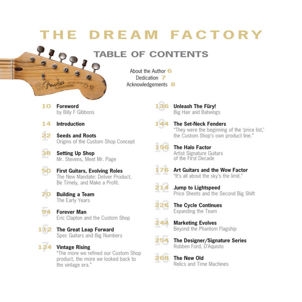Fender The Dream Factory Book & Gift Box