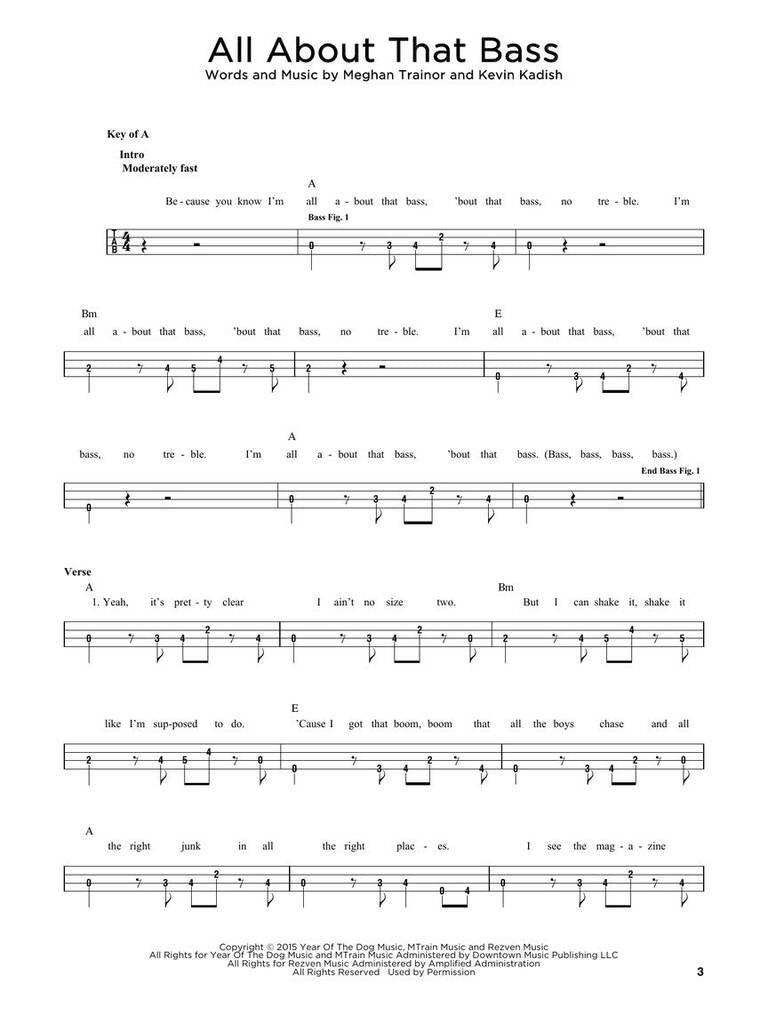 First 50 Pop Songs for Bass Guitar - Book