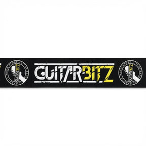 Guitarbitz Music Store - City of Bath Guitar Strap - Black & Yellow