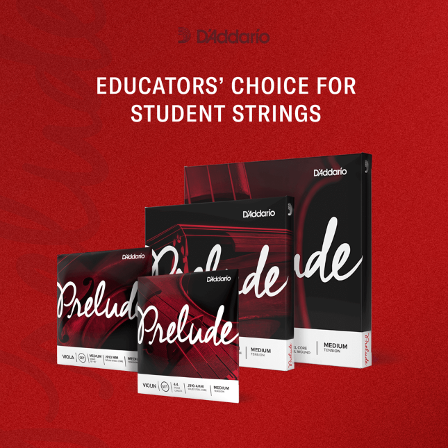 D'Addario Prelude Cello String Set 4/4 Medium Tension