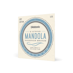 D'Addario EJ72 Phosphor Bronze Mandola Strings, Light, 14-49