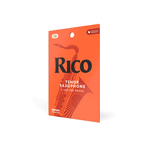 Rico By D’Addario Organic Tenor Saxophone Reeds - Strength 1.5 - 3-Packs