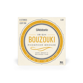 D'Addario EJ81 Irish Bouzouki - 8 String - Phosphor Bronze - 11-40