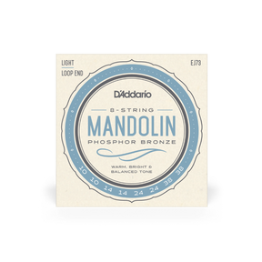 D'Addario EJ73 Mandolin Strings, Phosphor Bronze, Light, 10-38