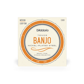 D'Addario Banjo 09-30 Medium 4-String Tenor Nickel