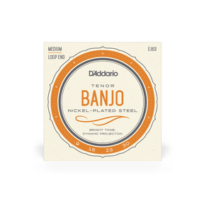 D'Addario Banjo 09-30 Medium 4-String Tenor Nickel