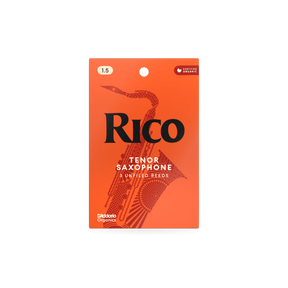 Rico By D’Addario Organic Tenor Saxophone Reeds - Strength 1.5 - 3-Packs