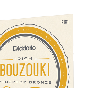 D'Addario EJ81 Irish Bouzouki - 8 String - Phosphor Bronze - 11-40