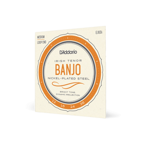 D'Addario EJ63i Irish Tenor Banjo Strings Medium 12-36 - Nickel