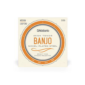 D'Addario EJ63i Irish Tenor Banjo Strings Medium 12-36 - Nickel