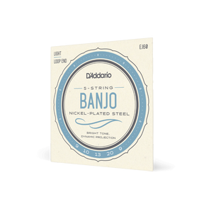 D'Addario EJ60 5-String Banjo Strings, Nickel, Light, 9-20
