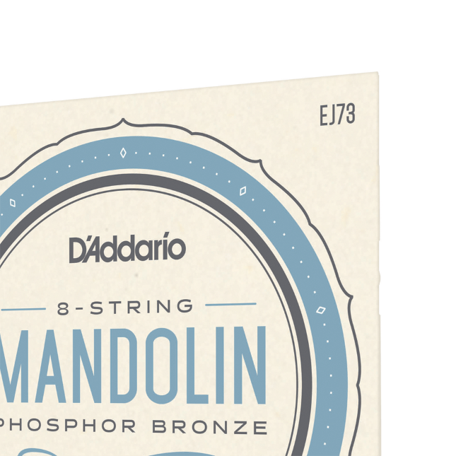 D'Addario EJ73 Mandolin Strings, Phosphor Bronze, Light, 10-38