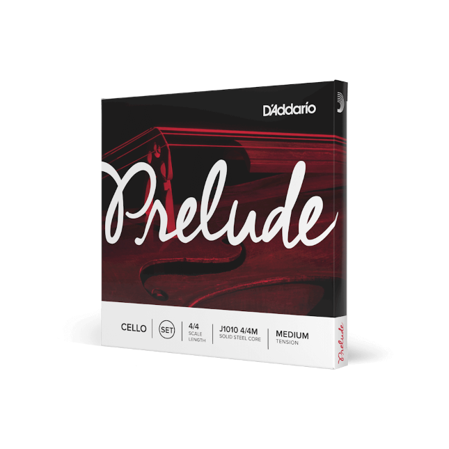D'Addario Prelude Cello String Set 4/4 Medium Tension