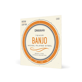 D'Addario Banjo 09-30 Medium 4-String Tenor Nickel